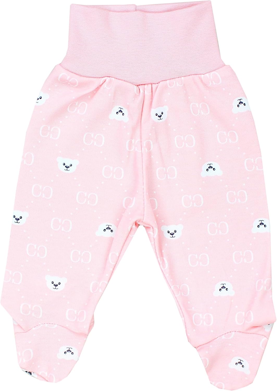 TupTam Baby Mädchen Jungen Bekleidungsset Langarmbody Hose Mütze mit Aufdruck Spruch 3 teilig 56 Bär