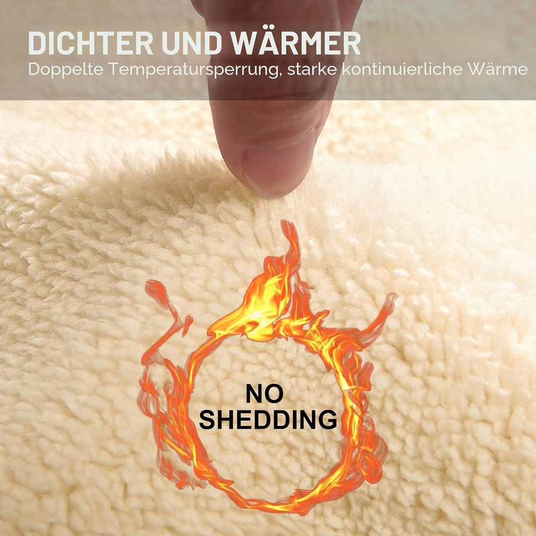 TOMEEK Damen Winter Warmes Sweatshirt Fleece Sherpa Gefütterter Pullover mit Kapuze Lässiger Sportli