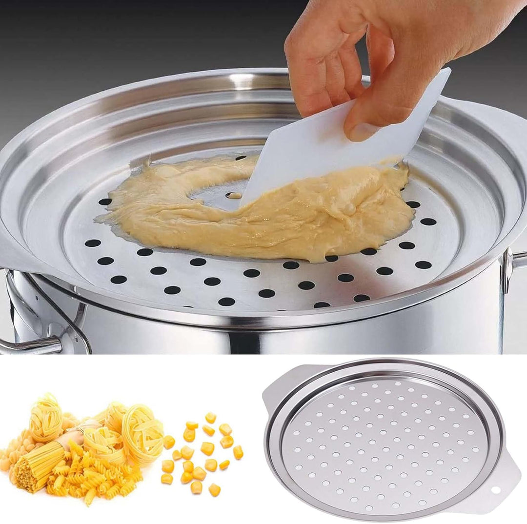 Spätzlesieb Aus Edelstahl Runden, Spätzlesieb Für Töpfe (24-28cm) - Mühelose Und Schnelle Herstellun