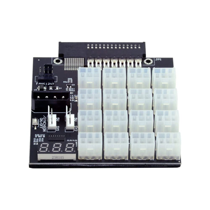 NFHK Flex Slot Server Power Board 14+10Pin auf 16x6Pin Power Supply Board for CHIA ETH BTC Mining Mi