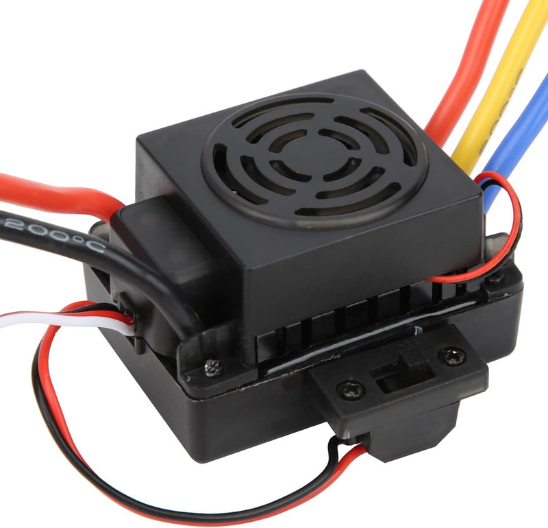 60A RC ESC, Wasserdichter Bürstenloser ESC-Elektrodrehzahlregler für SCX10 1/10 RC-Automodell(XT60)