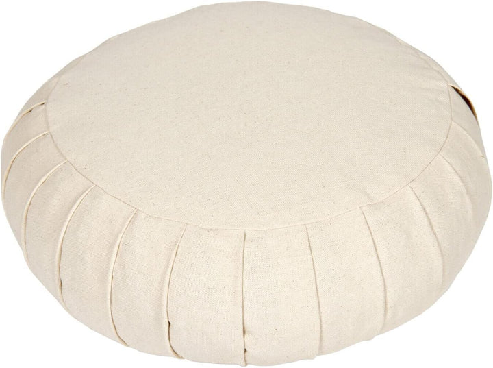 Yogabox Meditationskissen/Yogakissen Zafu Basic mit Zip natur, natur