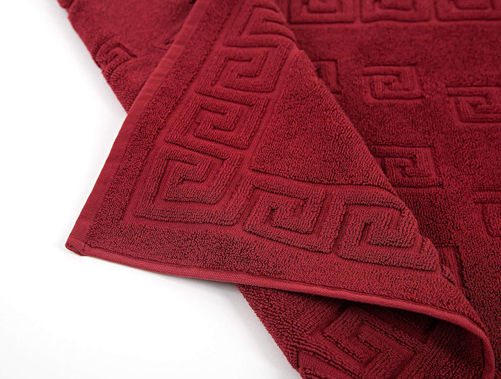Arle-Living Luxus Medusa Duschvorleger im 2er Pack 50x80 cm - feinste Baumwolle/Jacquard Webung/Hoch