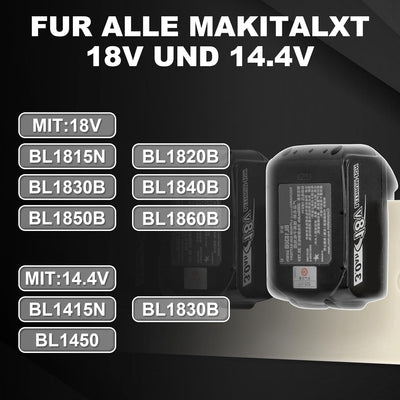 Wandhalterung für Makita ,Akku Halterung für Makita 4er Akkuhalter ,14,4V/18V Anwendbar auf Makita W