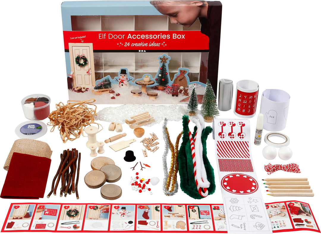 VBS Bastelbox Wichteltür "Weihnachtsszenen" 24 Wichtelszenen