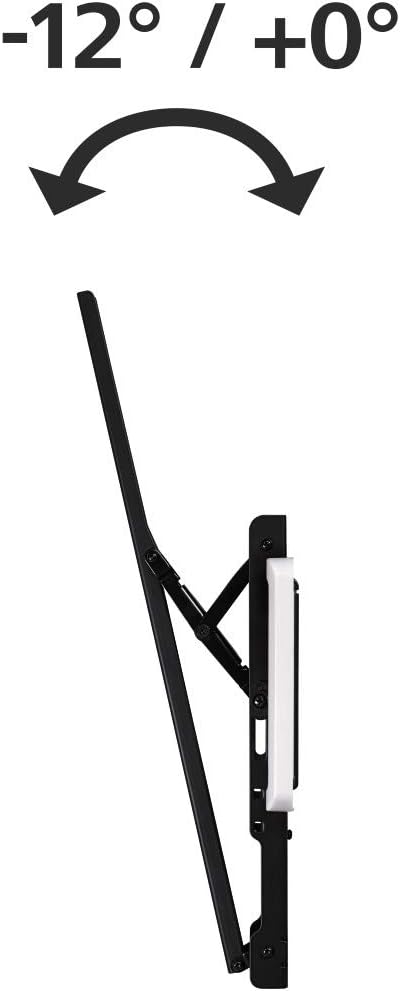 Hama TV Halterung neigbar -12° (Wandhalterung für Flat TV 32“ – 56“, TV Wandhalterung inkl. Fischer