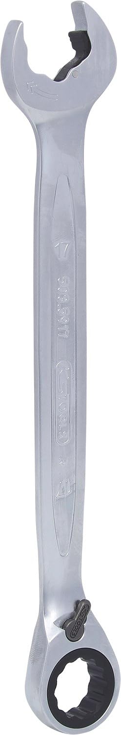 KS Tools 503.5917 DUO GEARplus Ringmaulschlüssel,Maul-Ratschenfunktion 17mm, umschaltbar, 17mm