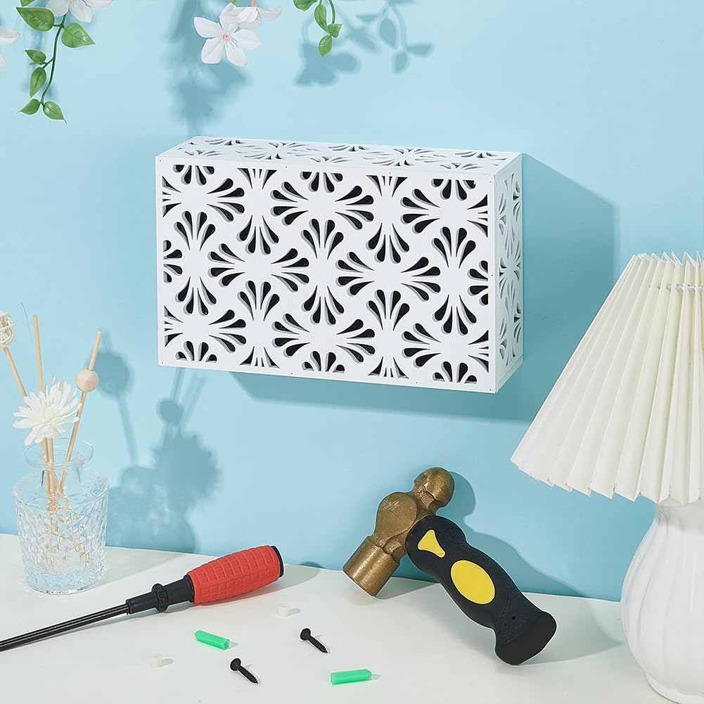 Türklingel-Abdeckplatte für Wand innen, ästhetische Holz-Läutewerk-Abdeckbox für Home Upgrade, Outdo