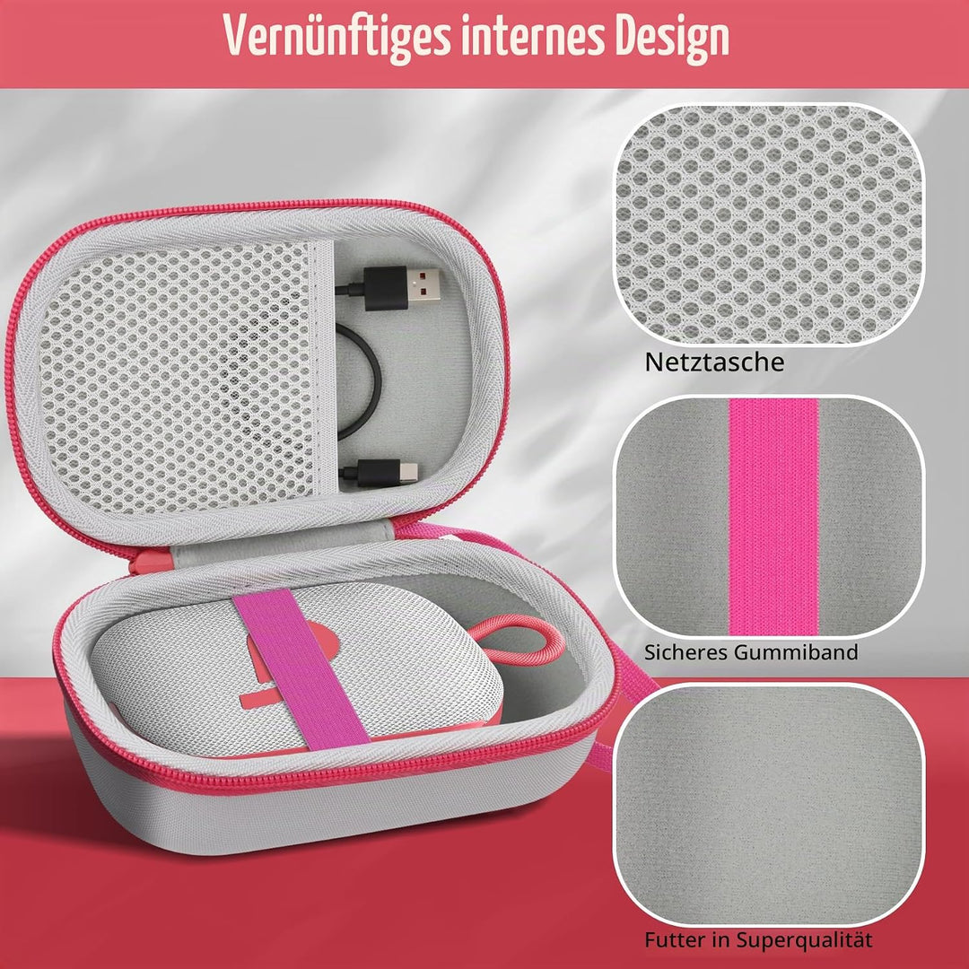 co2CREA case Hart Reise schutzhülle Etui Tasche für Anker Soundcore Select 4 Go Bluetooth Lautsprech