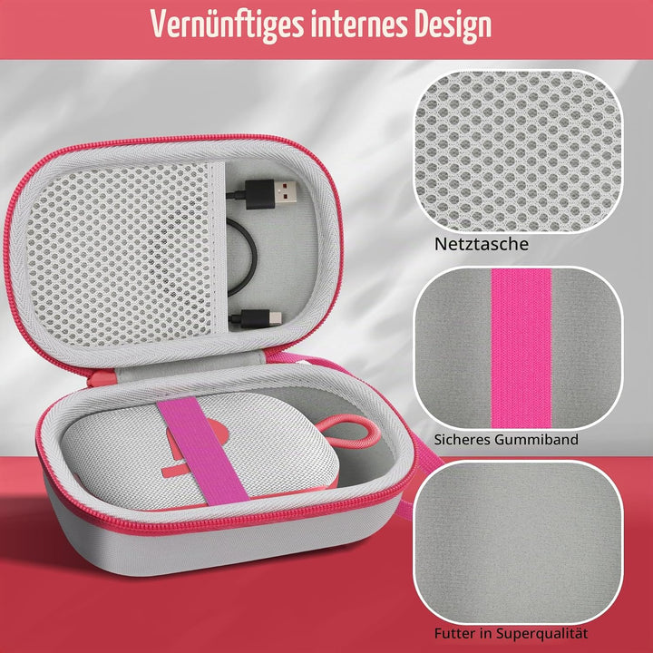 co2CREA case Hart Reise schutzhülle Etui Tasche für Anker Soundcore Select 4 Go Bluetooth Lautsprech