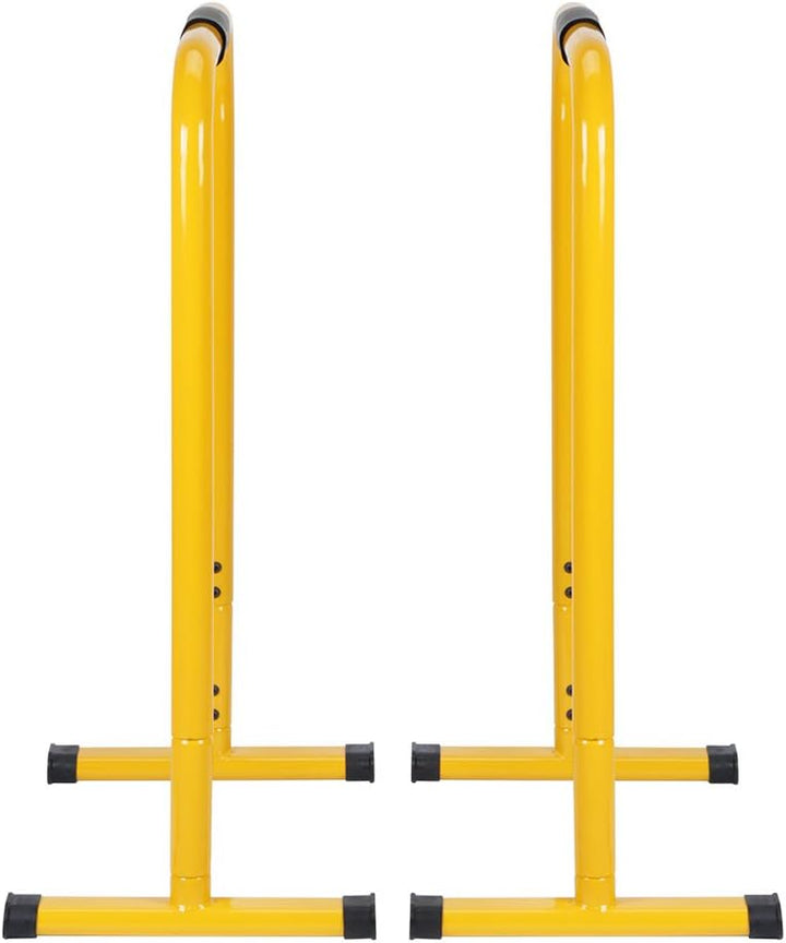 JH Verstellbar 76-90 * 61 * 38 cm Fitness Equalizer Dip Station Krafttraining Liegestütz belastbar a