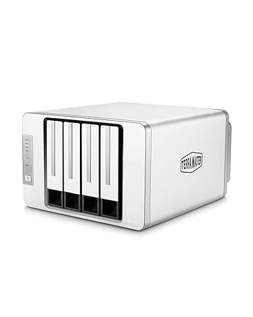 TERRAMASTER F4-210 4 Bay NAS Quad Core 2GB RAM Raid Gehäuse Medienserver Persönliche Cloud Speicher