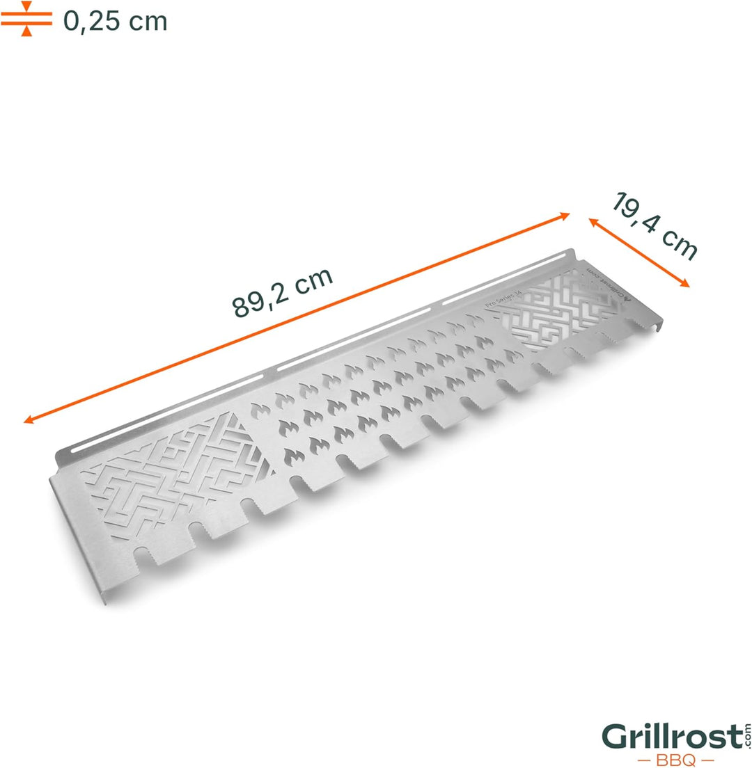 Grillrost.com Das Original Warmhalterost für Traeger Pro Series 34 - Komplett aus Edelstahl mit 13 H