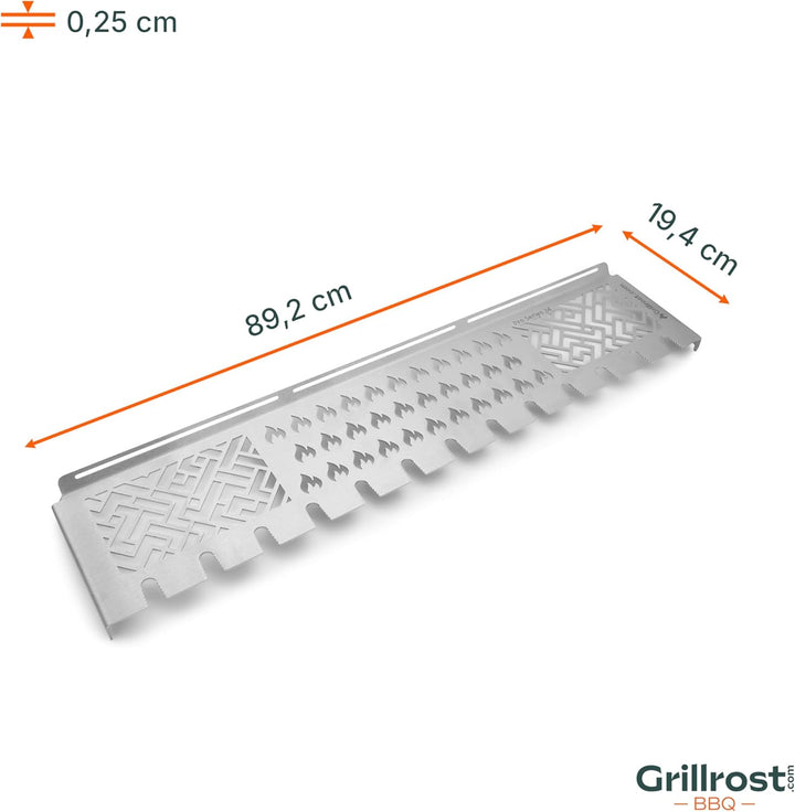 Grillrost.com Das Original Warmhalterost für Traeger Pro Series 34 - Komplett aus Edelstahl mit 13 H