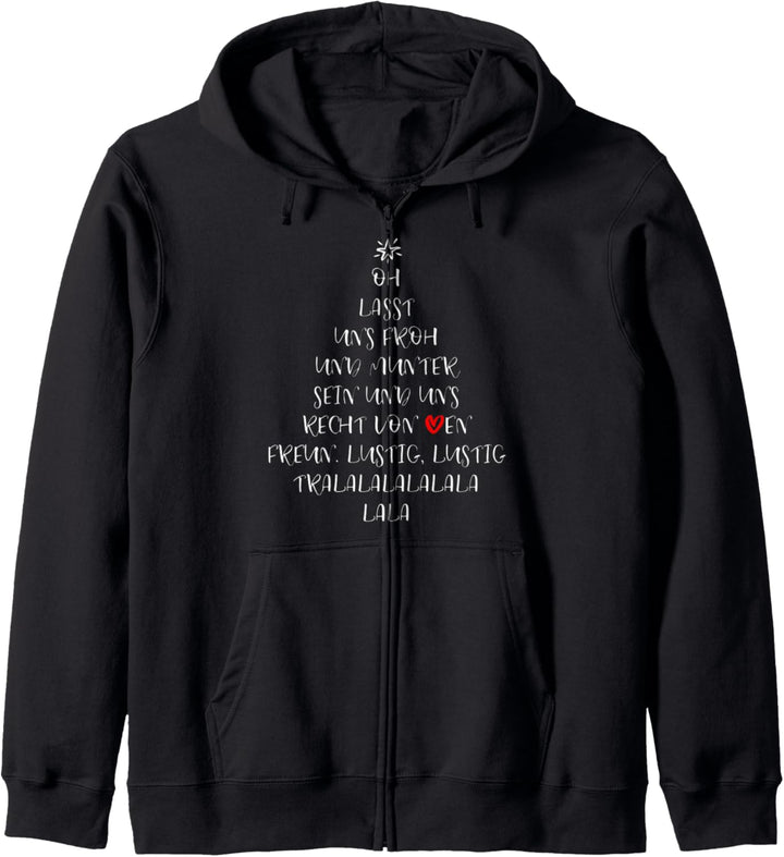 Lustiges Lasst Uns Froh Und Munter Sein Advent Weihnachten Kapuzenjacke