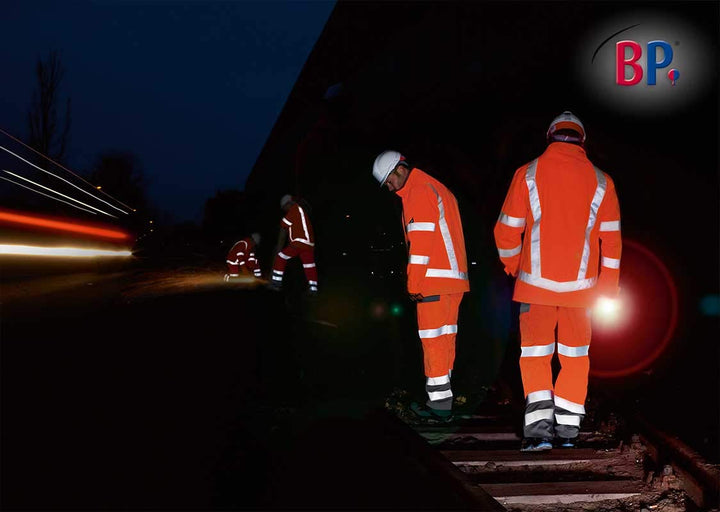 BP 2110-845-8653-58s Arbeitshosen, mit elastischem Rückenteil, 270,00 g/m² Stoffmischung, Warngelb/d