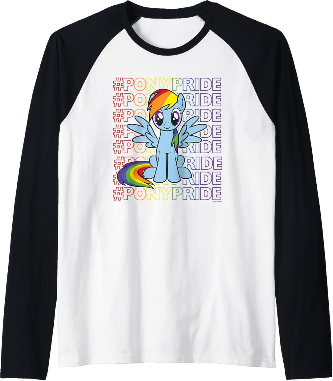 My Little Pony: Friendship Is Magic Rainbow Pride Stack Raglan