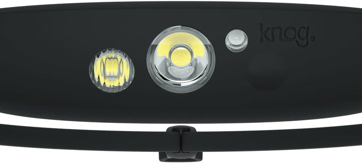 Knog Unisex – Erwachsene Quokka 150 Stirnlampe Einheitsgrösse Schwarz, Einheitsgröße Schwa