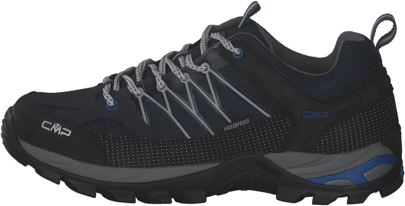 CMP Herren Rigel Low Shoe Wp Trekking-& Wanderhalbschuhe 39 EU Blau Zementgrau B Blue Cemento, 39 EU