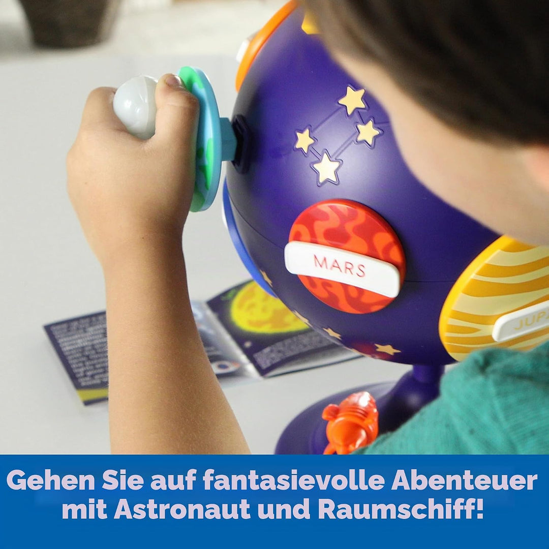 Learning Resources Steckkugel „Sonnensystem“, MINT-Spielzeug für Kinder, Weltraumdeko, Lernspielzeug