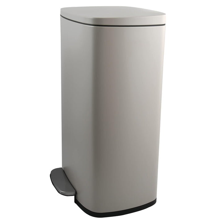 Spirella Mülleimer, Abfalleimer, Treteimer für die Küche, 50 Liter, Softclose, Inneneimer aus Kunsts