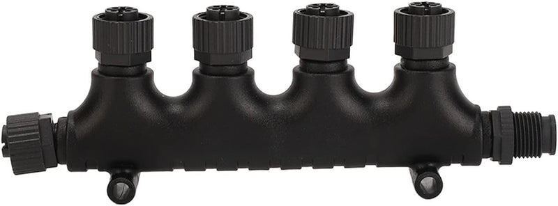 Für NMEA 2000 4-Port-T-Anschluss, für NMEA 2000 N2K 4-Port-T-Anschluss M12 5-polig IP67 Wasserdicht