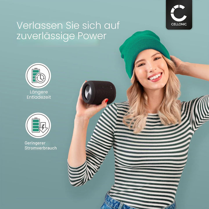 CELLONIC, Lautsprecherakku kompatibel mit DOCKIN D Fine, D Fine 2, D Fine 2 Plus (2600mAh, 11.1V) Er