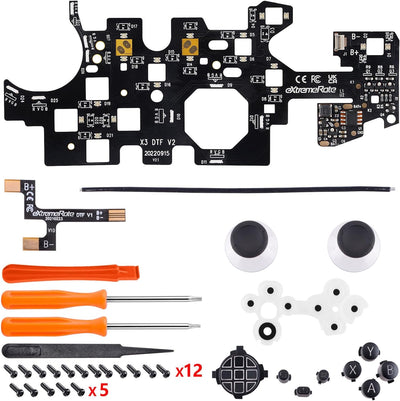 eXtremeRate Leuchttasten für Xbox Series X/S Controller,Tasten Knöpfe Buttons D-pad Thumbsticks ABXY