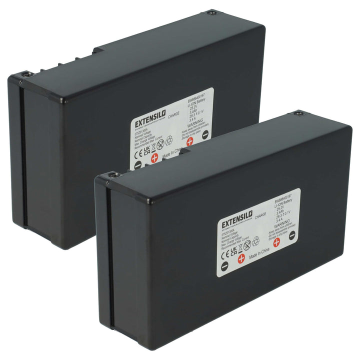 2X Akku kompatibel mit Ambrogio L60 Deluxe