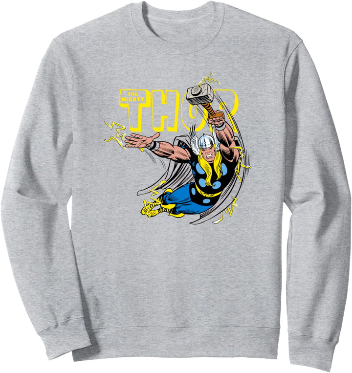 Marvel Thor Classic Retro Comic Sweatshirt