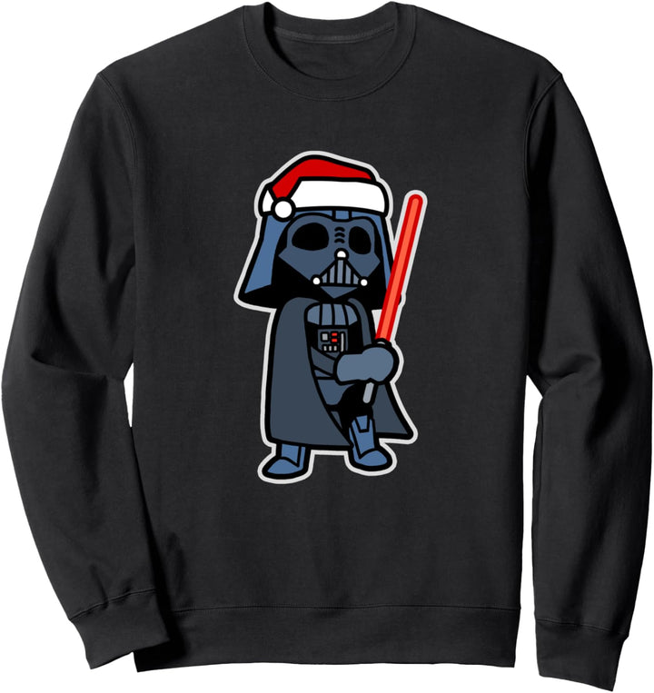 Star Wars Darth Vader Saber Santa Hat Christmas Sweatshirt