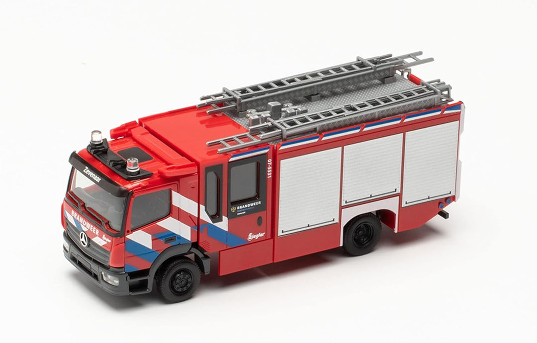 Herpa LKW Modell Mercedes Benz Atego `13 Ziegler Z-Cab „Brandweer“ Feuerwehr, originalgetreu im Mass