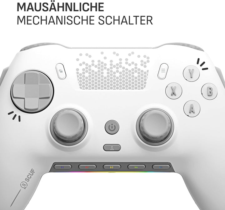 SCUF ENVISION PRO Wireless PC-Nur-Gaming-Controller - Fünf Abnehmbare G-Tasten - Abnehmbare Back-Pad