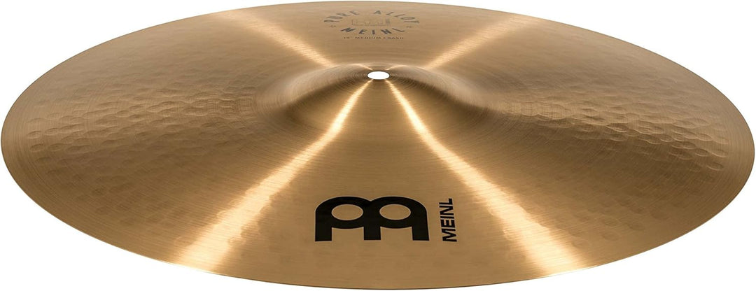 Meinl Cymbals Pure Alloy Crash Medium 18 Zoll (Video) Schlagzeug Becken (45,72cm) Pure Alloy Bronze,
