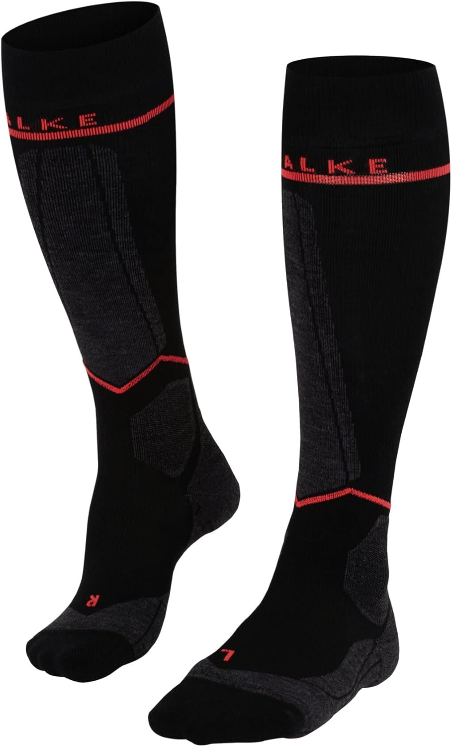 FALKE Damen SK Energizing Wool Skisocken ohne Polster ultradünn Skistrümpfe Kompression Wettkampf at