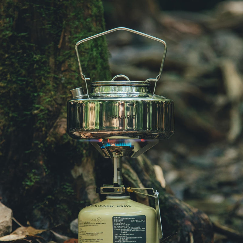 Fire-Maple Antarcti Tragbarer 0,6 Liter leichter Edelstahl-Camping-Wasserkocher, Langlebig und Tragb