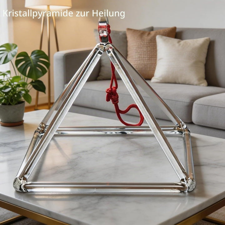 ENERGYSOUND Klangpyramide aus Quarzkristall, 10,2 cm, Klangschale für Heilung und Yoga, Meditation 4