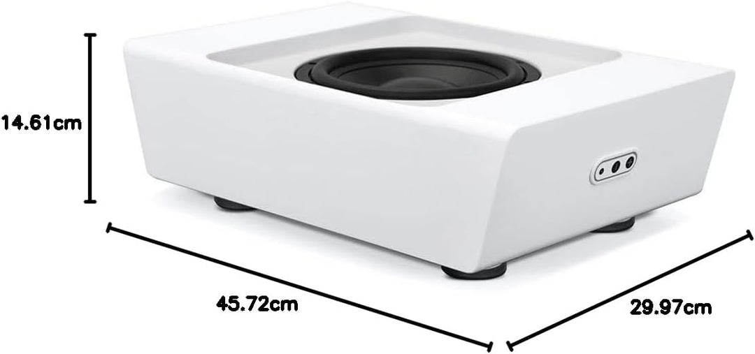 Bluesound Pulse SUB+ kabelloser Aktiv-Subwoofer - Weiss White, White