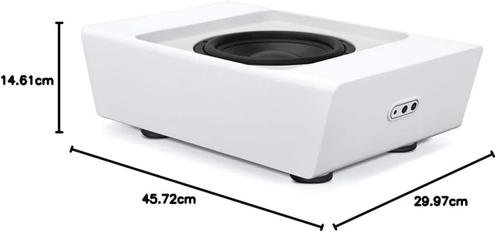 Bluesound Pulse SUB+ kabelloser Aktiv-Subwoofer - Weiss White, White