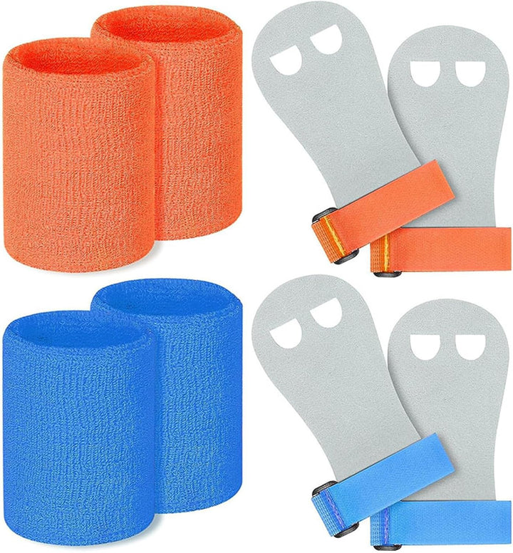 2 Sets Griffpads Kinder Reckriemchen Turnen Mädchen Reck Handschuhe Turnen Kinder, Pull Up Grips für