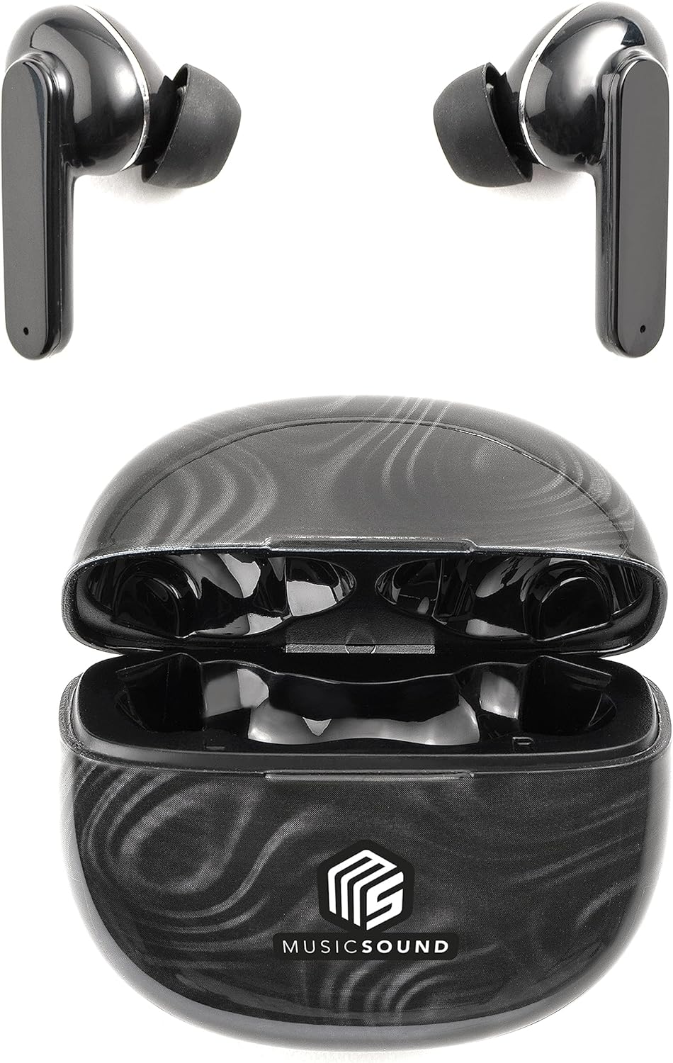 Music Sound | Bluetooth Kopfhörer Kabellos Intra-auriculaires | In-Ear Wireless für Smartphones mit