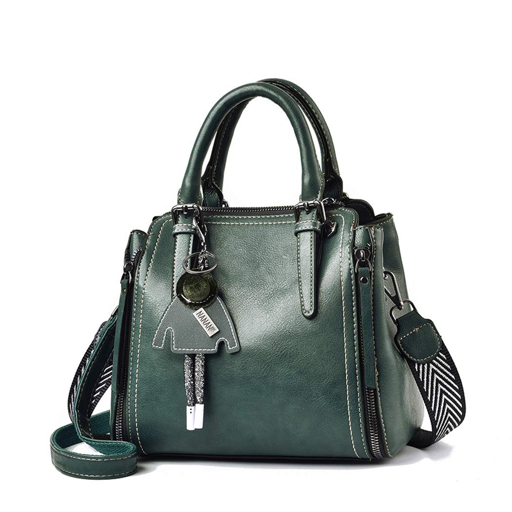 BUKESIYI Damen Tasche Umhängetasche Handtasche Frauen Klein Schultertasche Weekender Lack PU Leder C