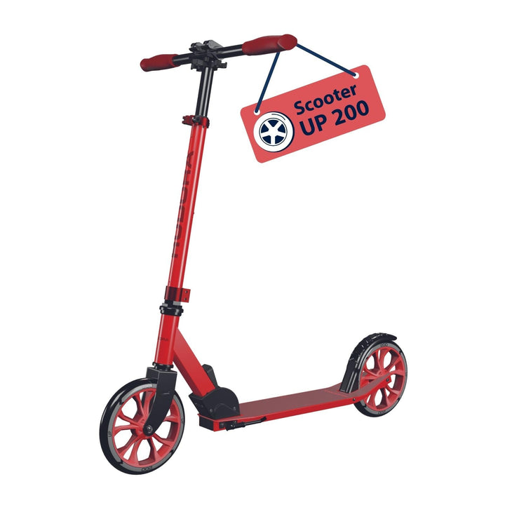 HUDORA Scooter Up 200 - Geräuscharmer Aluminium-Roller für bis zu 100kg - Höhenverstellbarer &amp; zusam