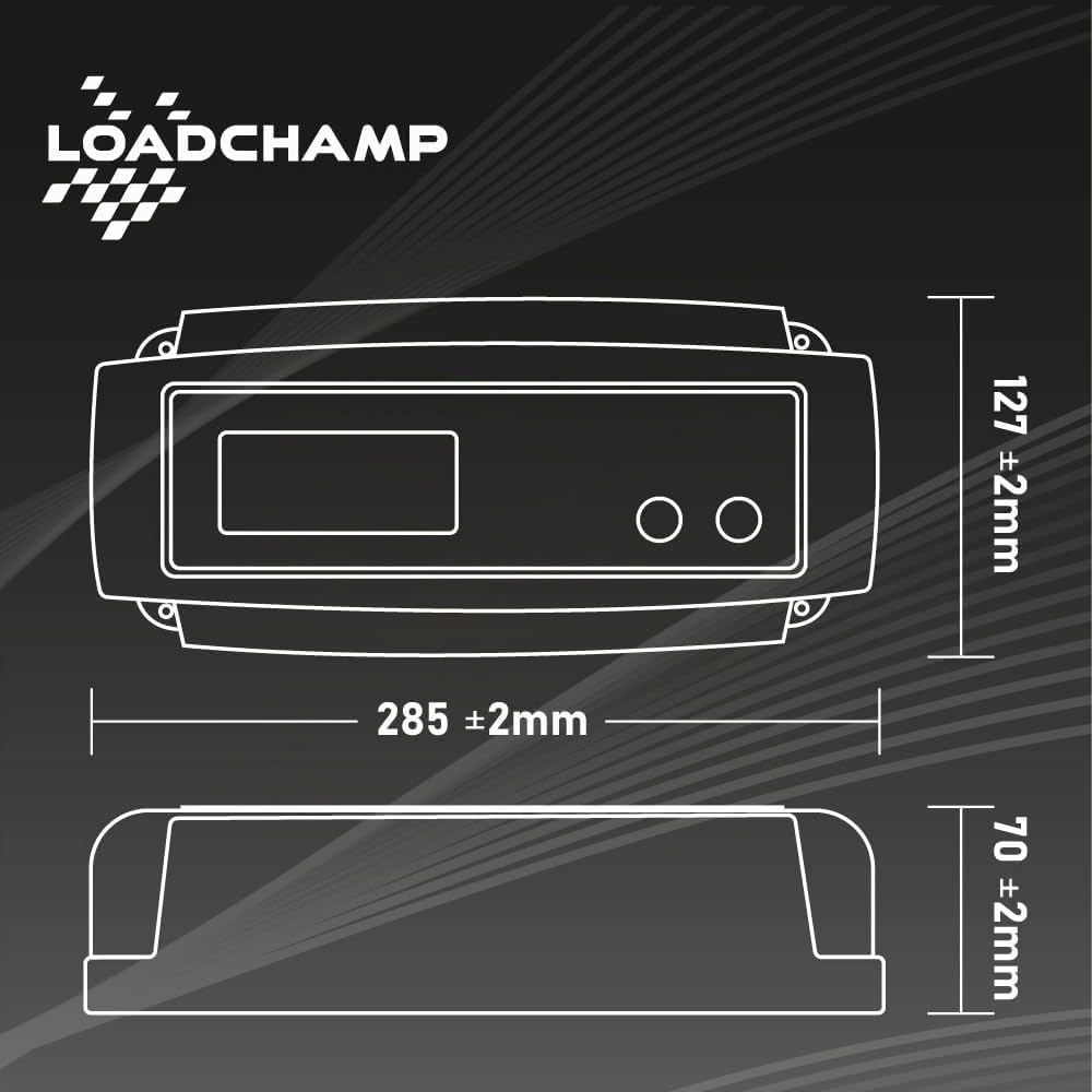 LOADCHAMP Batterieladegerät smart 12V 2A 4A 8A vollautomatisch mit Temperaturkompensation KFZ Auto M