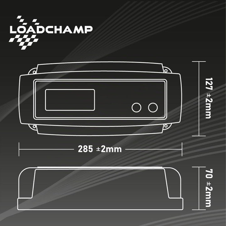 LOADCHAMP Batterieladegerät smart 12V 2A 4A 8A vollautomatisch mit Temperaturkompensation KFZ Auto M