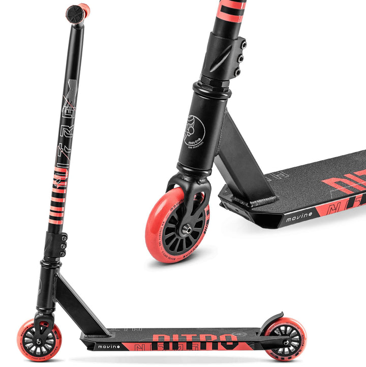 Movino Stunt Scooter Stunt Roller Kickscooter Professioneller Freestyle Roller Trick Roller ABEC 9 K