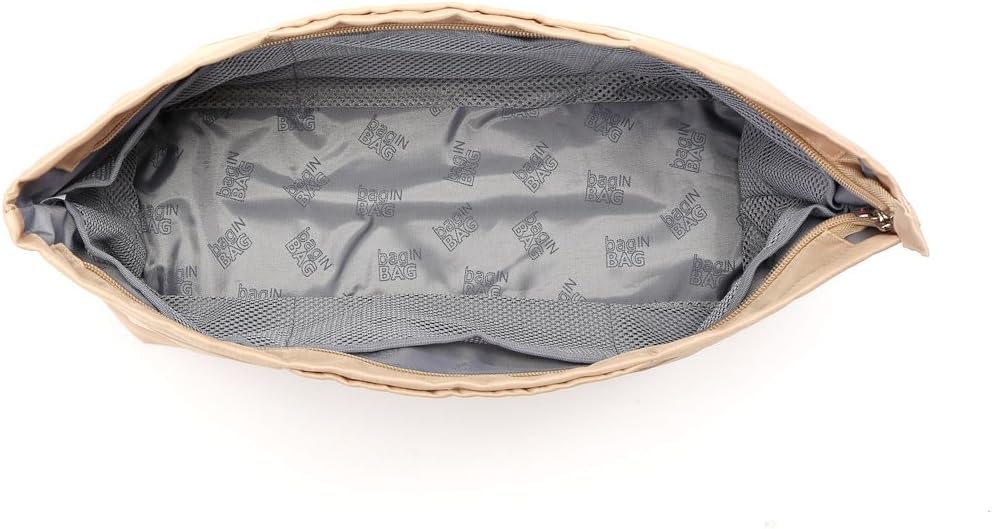 iN Taschen-Organizer-Einsatz mit Reissverschluss, Nylon-Stoff-Aufbewahrungstasche mit Griffen, für D