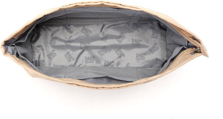 iN Taschen-Organizer-Einsatz mit Reissverschluss, Nylon-Stoff-Aufbewahrungstasche mit Griffen, für D