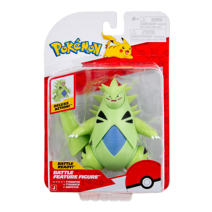 Pokémon Pokemon Figur Tyranitar Despotar – 11 cm Figuren - Neue Welle 2024 - Offiziell Pokemon Spiel