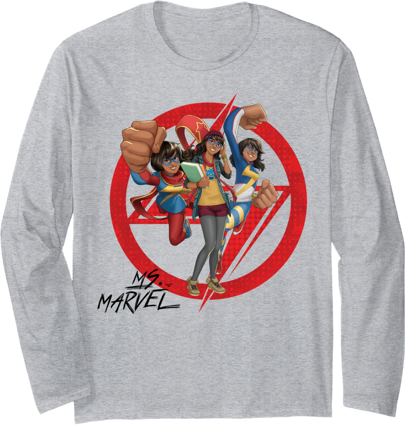 Marvel Rising Secret Warriors Ms. Marvel Costumes Langarmshirt